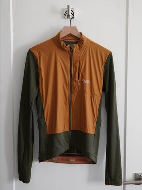 Pedaled Odyssey Windblock Merino Jersey in Green